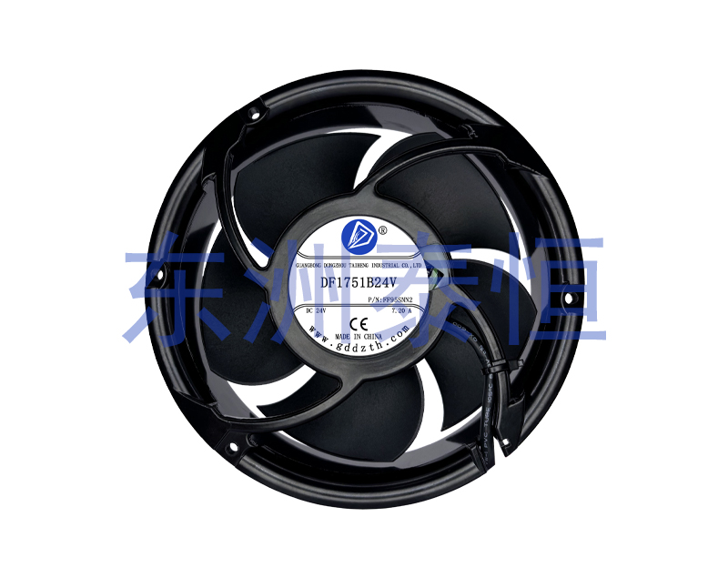 1751直流风扇(圆框) 高转速大风量机柜风扇 充电桩风机