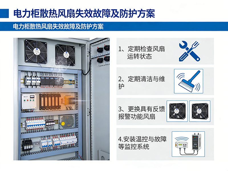 散热风扇失效引发的电力柜故障及影响